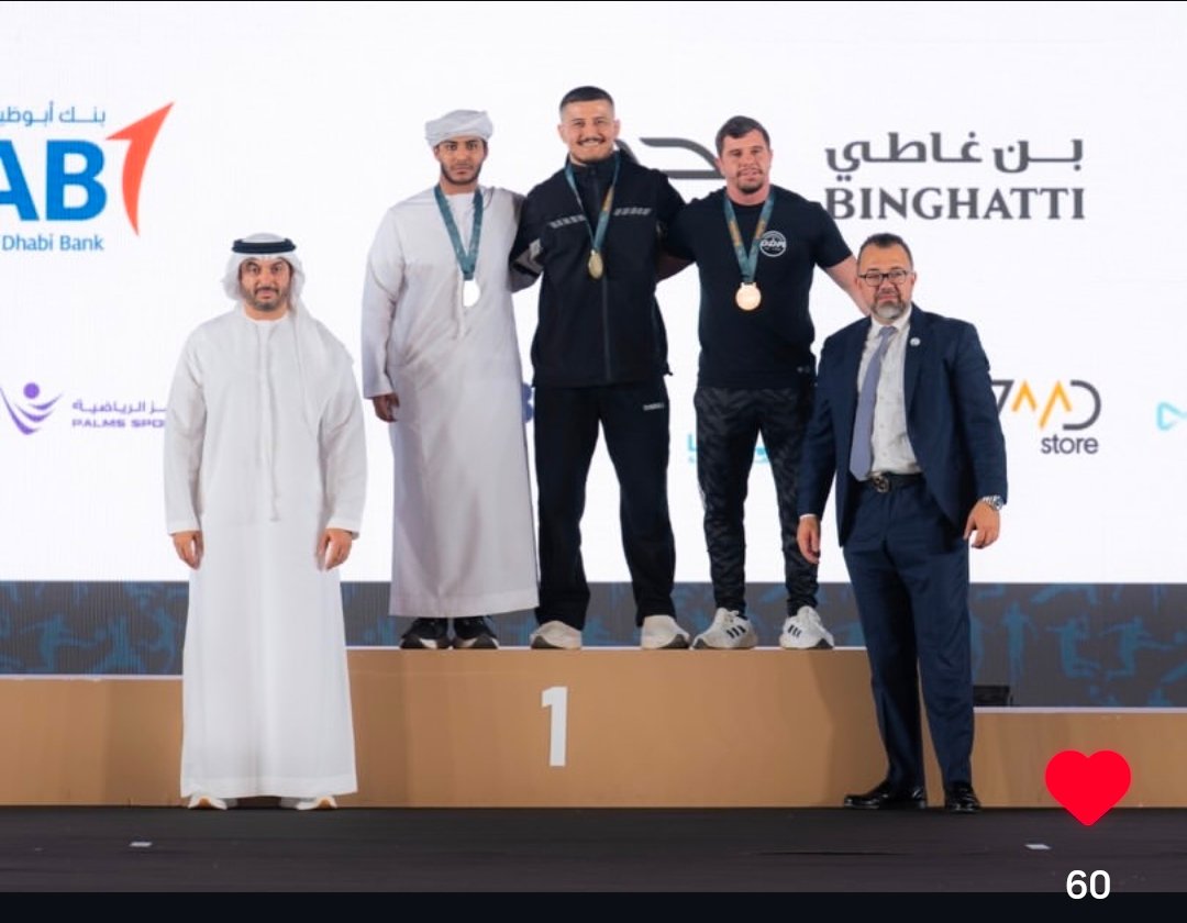 Athlete competing in Wrestling Mutaraha, achieving third place in a traditional cultural wrestling competition that demonstrates adaptability and high-level performance.